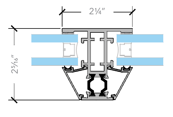 Aoibox 2 Tiers 4.68 in. W x 3.85 in. H x 15.7 in. D Aluminum Glass